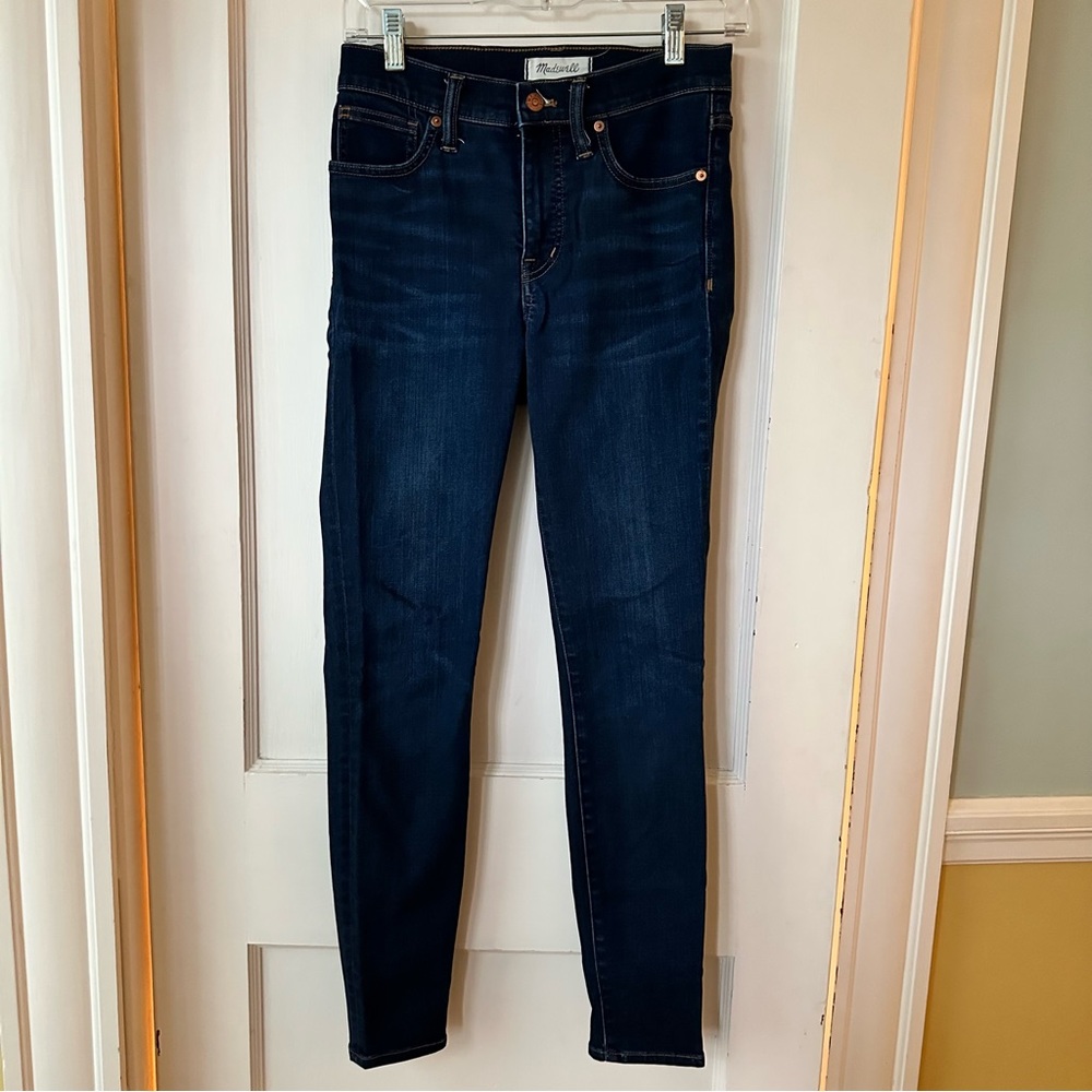 Madewell 9” high rise skinny jeans size 25